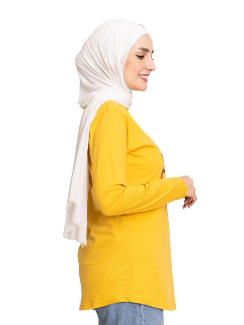 Sun Flower Printed Long - Sleeve Design 46 - Khotwh